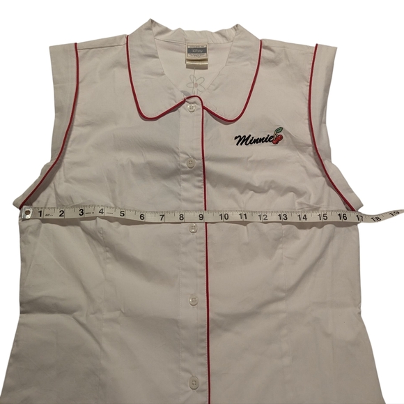 Disney Minnie Mouse Button Down Shirt Size Large - Picture 6 of 10